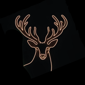 Néon LED - Cerf Élaphe 🦌