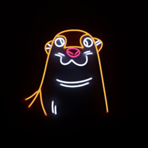 Néon LED - Une loutre qui louche 🦦